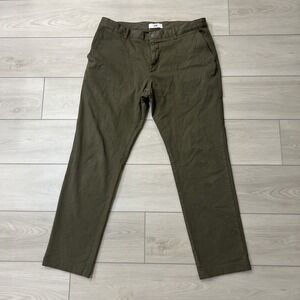 Spoke Pants Men's Sharps Build B Stretch Regular‎ Straight Fit Green Size 35x29"